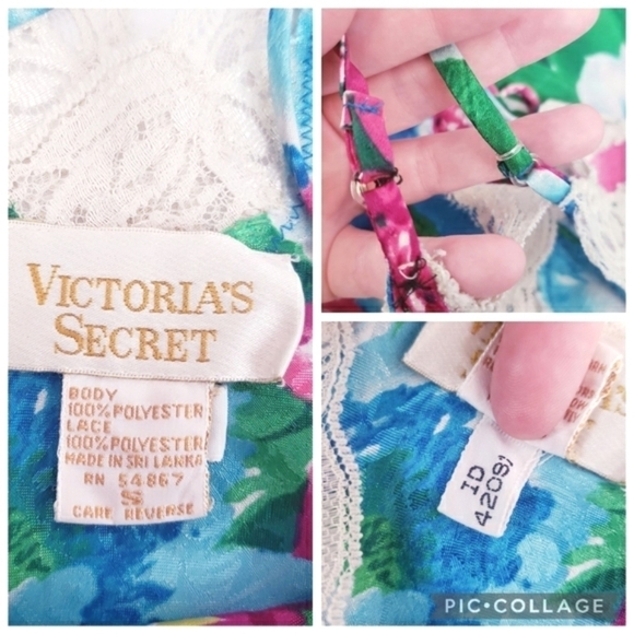 Vintage Victoria's Secret Gold Label Floral Camisole Lingerie - Picture 14 of 14